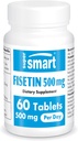Superpametni - Fisetin 500 mg na dan (Easy-to-Take) - 98% Pure Fisetin dodatek - Visoko biološko dostopen polifenol - močan senolitični aktivator 