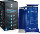 ROXALACE® vrečke za bruhanje z absorbent praškom za lajšanje slabosti in bruhanja - 20 Pack 1200ml, potovalno-prijazna, higienska rešitev za bolezen gibanja, jutranjo bolezen, oskrbovanje, in nastopi