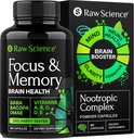 Nootropiki Možganski dodatki za spomin in fokus s Huperzinom A, fosfatidilserin, DMAE - Podpora za zdravje možganov: GABA, Choline, DHA, Bacopa Monnieri, Memory Supplement for Brain Support, 60 kapsul