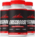 NutraRize (paket 3 ErecBoost kapsule, Uradni ErecBoost ME Napredna formula za energijo in dobro počutje, Pastillas Fenugreek tablete (180 kapsul)