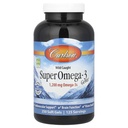 Carlson - Super Omega-3 Gems, 1200 mg Omega-3, Divji ujet, trajnostno Izvor, 250 mehkih gelov