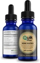 QuikPlus kostna matica s kalcij, magnezij, cink in kalij - vključuje 9 ionskih tekočih mineralov, kolagenizator za podporo kosti in zob, vegan, gluten-free, vse naravne (2 Oz)