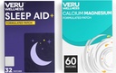 Veru Wellness Duo Lifestyle Patches - Melatonin, Magnezij - Self Adhesive Time Release Topical Patch, 8-10 Ure (32 Oskrba dan)