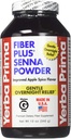 Yerba Prima Fiber Plus Senna Powder, 12 Ounce - za kratkoročno uporabo za obnovitev regularnosti, izboljšano okus Apple Spice, Stevia sladkane, zagotavlja nežno čez noč olajšavo