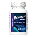 Nattokinase NSK-SD 2.000 enot 60 kapsul - Kardiovaskularna superhrana Japonske - Izdelana v ZDA z japonskim NSK-SD Nattokinase. Prvotna in najbolj raziskana Nattokinase.