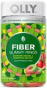 OLY Fiber Gummy obroči, 5g Prebiotic Fiber, FOS (Fructo-oligosaharidi), Prebavna podpora, Berry Melon