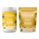 Ultima Replenisher Electrolyte Powder Drink Mix Bundle – Sugar Free – Limonada, 90 Serving Canister in 20 Stickpacks – 6 Elektroliti in minerali – Keto prijazno, Vegan, Non-GMO