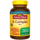Narava Made Super B Complex z vitaminom C in folno kislino, B kompleksni vitamini za ženske in moške, prehranski dodatek za imuno podporo, 140 tablet, 140 dnevno oskrbo