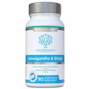 Ashwagandha & Shilajit - Ashwagandha KSM-66 1000mg & Prečiščeni Shilajit Extract 200mg (50% Fulvic kislina) - Brez umetnih polnil, veziv ali agentov za pretok - primerno za Vegane