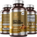 Smart Nutra Labs Organic Ceylon Cimet Dodatek 1200mg na služijo, 180 Veganske kapsule, 100% Pure, True Ceylon Cimet