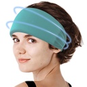 Crimy Migrene glavobol Relief Cap, Cooling Gel Headband Neck Ovit Hat Mask, Pomirjujoče Ice Pack glavo hladno kompresijo za napetosti stres in mačka