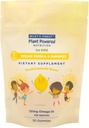 Wiley's Finest Kids Vegan Omega-3 Gumies - Naravni sladkor - Vegetarijanski DHA, ALA & SDA - Gluten Free - Limonina aroma, 30 Gummies