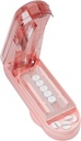 Tablete Cutter Splitter za majhne in majhne tablete, tablete Splitter natančno reže več tablet na enkrat za velike in majhne zdravila, ostro rezilo z varnostno zaščito (Pink)