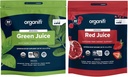 Organifi Green Juice in Red Juice Bundle - 30 dan dobava - Okusen, osvežilni organski Superfood dodatek v prahu z antioksidanti za energijo in podporo za stres - Brez GSO, Gluten, ali Soy