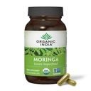 ORGANSKI INDIA Moringa Kapsule Organic - Moringa dodatek - Zelena Superfood, Moringa Listne kapsule, Čista Superzelena, Veganska zelena, Narava Multivitamin, Vegan, Gluten-free - 90 kapsul