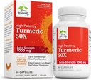 Terry naravno kurkuma 50X - prehranska dopolnila za zdravje možganov in srca - dodatna moč Kurkuma za pomoč imunskega zdravja - Ne-GMO dodatek - 60 kapsul