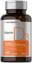 Horbäach Vitamin D3 1000IU (25mcg) Softgels 