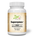 Zen Supplements - Superzymes Superzymes Multi-Encim Formula, ki vsebuje Pepsin, Bromelain, Papain, Pancreatin, in Betaine HCL 90-Tabs