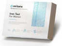 Iron Test za ženske – Določite svojo feritinsko vrednost in možno pomanjkanje železa – Easy & Convenient od doma CLIA-Certified Lab – Verisana