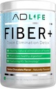 Projekt AD Fiber+ Fiber Supplement - Podpira Gut zdravje in digestivno regularnost, Fiber je odličen za hujšanje, Detox, Vegan prijazno - Fiber Powder, 16,4 Oz (Chocolate)