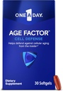 En A a Day Age Factor Cell Defense-Cell zdravstvenega dopolnila za podporo zdravo staranje potovanje, Cell Health podpora za odrasle, z Olive Polifenoli, Resveratrol, Vitamin B3 (Niacinamid), 30 Softgels