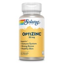 SOLARAY OptiZinc 30mg Imunska podpora - Cinkov dodatki za moške in ženske w/Vitamin B6 - Močne kosti in zdravje kože - Visoka absorpcija - 60-dnevni garancije, 60 Serving, 60 VegCaps