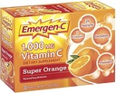 Emergen-C Vitamin C Fizzy Drink Mix Super Orange - 1000 mg - 0,32 Ounce vsak, 30 Število (Pack po 1)