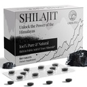 30.000 MG tablete Shilajit, 100% tablete Shilajit Pure, himalajski organski, Shilajit za moške in ženske, bogate s fulvično kislino in 85+ Trace Minerals, Shilajit Supplement for Energy & Immune System, 60 Count