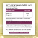 Rastlinski dodatek Biotin Kapsula z DHT blokerji, Omega & Biotin, podpira sintezo keratin 