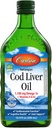 Carlson - Cod Jetrno olje, 1100 mg Omega-3s + A & D3, divje ujeto norveško arktično olje Cod-Liver, trajnostno pridobljeno nordijsko ribje olje tekoče, nearomatizirano, 500 ml (16,9 Fl Oz)