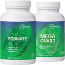 Microbiome Labs Digestion Support Bundele - FODMATE Prebavne encimi & MegaGuard Prebavna pomoč z Ginger in DGL (2 izdelkov)