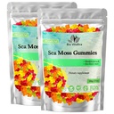 BIO VITALICA Sea Moss Gumies – z Bladderwrack & Burdock Root – Wildcrafted Gel + Powder – Vegan, Keto, Non-GMO, Gluten-free – Sadni mineral-Rich Gumies – 50 Število (2 paket)