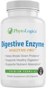 Prebavne encime, z Makzyme-Pro, Enzyme in Probiotic dopolnilo, Podpira zdravo prebavljanje, izboljšanje prehrane Absorpcija, Ne-GMO, Gluten-free, Vegan, Naravni, 60 kapsul