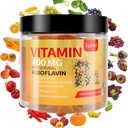 Vitamin B2 Gumies, Vitamin B2 Riboflavin Gumies 400mg, Migrena Relief & Glavobol Relief Riboflavin Vitamin B2 Gumies, Soy & Gluten-free, 90 Vitamin Gumies za otroke in odrasle