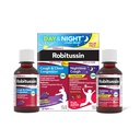 Otroški robitusin DM dan in noč Kašelj Relief vrednost paket, Kašelj Medicine, Grozdje/Fruit Punch Flavor - 4 Fl Oz x 2