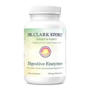 Dr. Clark Prebavne encime dodatek – 700 mg, 100 kapsul želatine, podpira zdravo prebavljivost in absorpcijo hranil