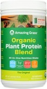 Neverjetna trava Ekološka rastlina Beljakovine Mešanica: Vegan Protein Powder, Nova formula beljakovin Superfood, All-In-One Nutrition Shake with Beet Root, Original, 22 Servings