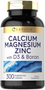 Carlyle Kalcijev magnezijev cink D3 