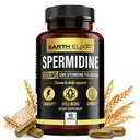 Earth Elixir Spermidin dopolnila 1200 mg (90 kapsul) – Anti aging - 3. stranka Tested (12 mg spermidin v prahu) Največja čistost - 100% Pure espermidina- Fermentirani ekstrakt žitnih kalčkov - NMN Druga možnost