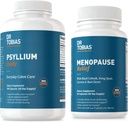 Dr. Tobias Menopause Relief in Psylium Daily - podpira hormonsko ravnovesje in prebavne zdravstvene težave, ne-GMO