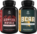 Paket dodatne moči test Booster za moške in veje verige aminokisline dodatek - - Naravna energijska dopolnila za moške s Horny Kozja trava - Post Workout mišična regeneracija in rast mišic Supor