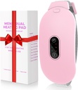 Ogrevanje Pads, Glyduny Perioda Cramp Massager Prenosni akumulatorski ogrevalni Pad s 6 Ravni toplote in 6 Masaže Načini za hrbtne bolečine Relief Menstrual ogrevanje Pad (Pink)