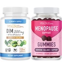 Menopause Podpora Gumies Plus 200mg DIM dodatek za izboljšano estrogensko ravnovesje za ženske 