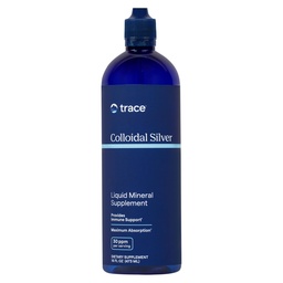 Trace Minerals Koloidal Silver - Pure Coloidal Silver Supplement for Immune Support - naravne mineralne kapljice - Visokopotezna formula - Gluten-free - Vegan - 16 fl oz (48 Servings)