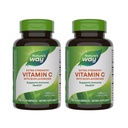 Naravni način Vitamin C z bioflavonoidi - ekstra jakost - 1 g Vitamin C kot askorbinska kislina - Citrus Bioflavonoidi - za imuno podporo* - Gluten Free & Dairy Free - 100 kapsul (2 pakiranji)