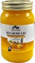 Lizzey 100% Organic, Ananas arome Morje Moss Gel s kurkuma & Ginger za imuno zdravje in prebavna podpora, za moške in ženske, Vse naravne Superfood dodatek