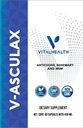 Vital Health V-Asculax Circulation Podpora – zdravje srca, pretok krvi, zadrževanje tekočine in Arterial Circulation – naravna zeliščna formula z Witch Hazel, Rue, Artichoke, Rosemary, MSM & Horsetail