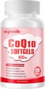 CoQ10-400mg-softgels s PQQ, BioPerin & Omega-3, koencim Q10(Ubikinon) dodatek za visoko-Absorpcijo, močan antioksidant, podpora srcu in energijski proizvodnji, 120 Servisi