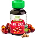 Camu Camu Kapsule l Močni vitamin C Vir l Imunski sistem Booster l Organic and Fairtrade Certified l 100 Veganske tablete l 1500mg na Serving l Non GSO in Gluten Free l Andi