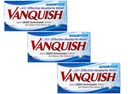 Vanquish Efficient glavobol Relief – Aspirin (NSAID), Acetamofen, kofein, 100 Analgetičnih prevlečenih kapsul - 3 pakiranja